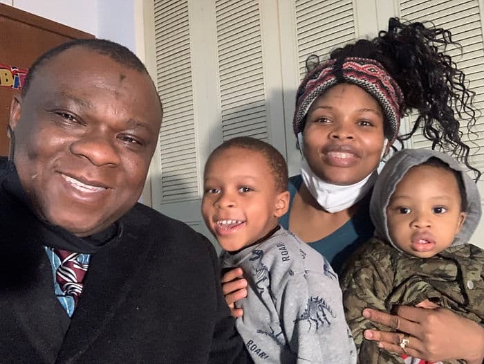 Kodjo and family
