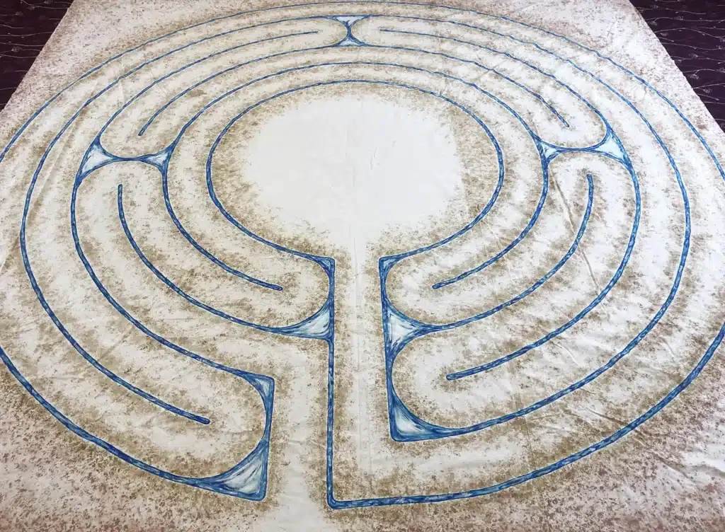 18 ft. Beach 5-Circuit Labyrinth Rental