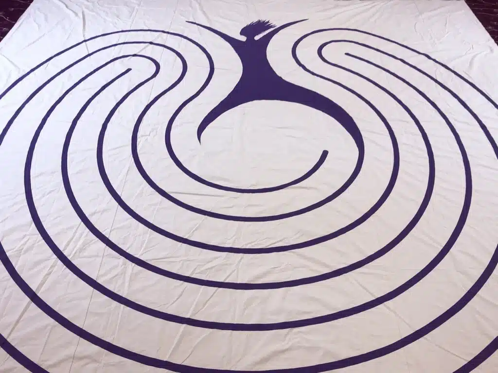 20 ft. Dancing Woman 6-Circuit Labyrinth Rental