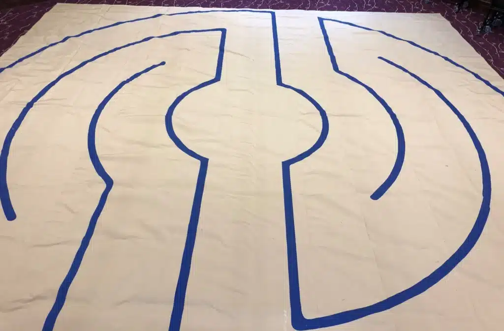 24 ft. Square Wheelchair/Walker Accessible Labyrinth