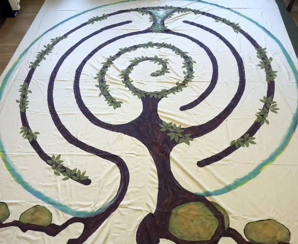 12 ft. Stonetree Spiral 5-Circuit Labyrinth